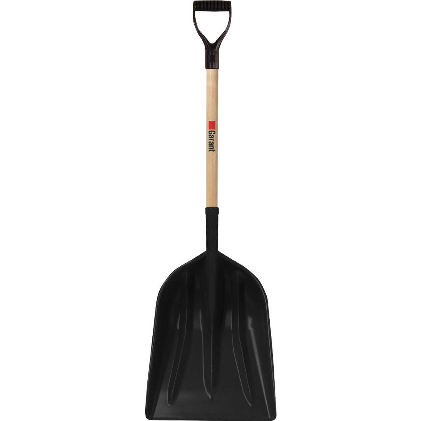 Garant 14.25 In. Poly Snow Scoop with 27.5 In. Wood Handle Image 1