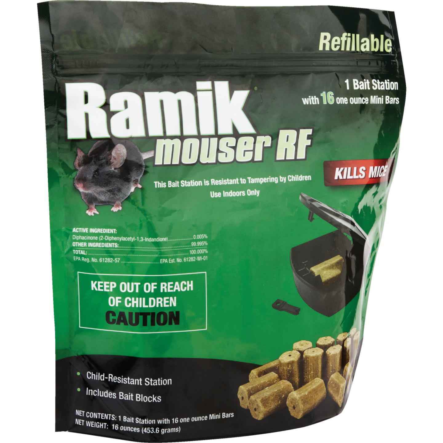 Ramik Mouser RF Refillable Mouse Bait Station (16-Refill) Image 4