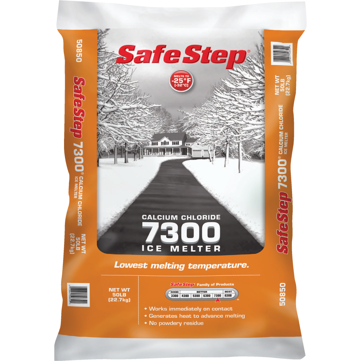 Safe Step 7300 50 Lb. Calcium Chloride Ice Melt Pellets Image 1