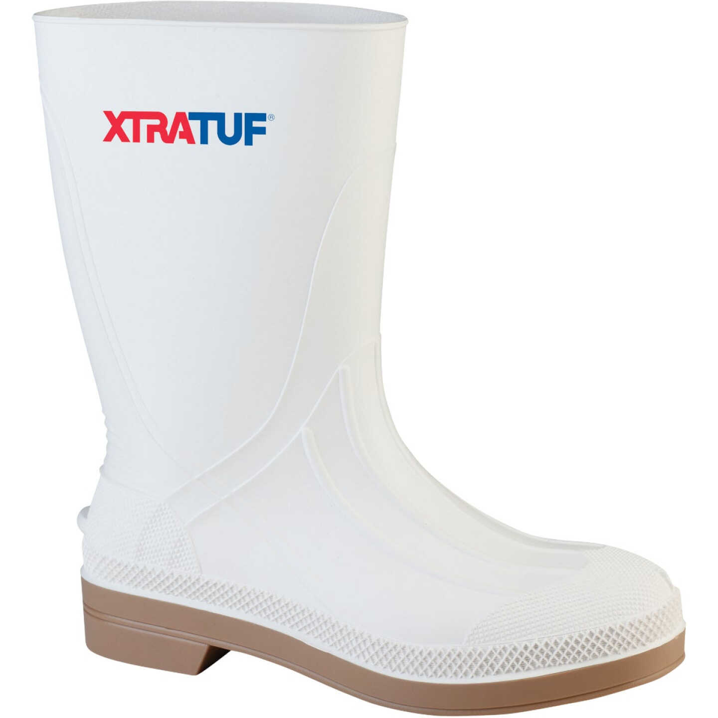 XtraTuf Men's Size 12 White PVC Shrimp Boot Image 1
