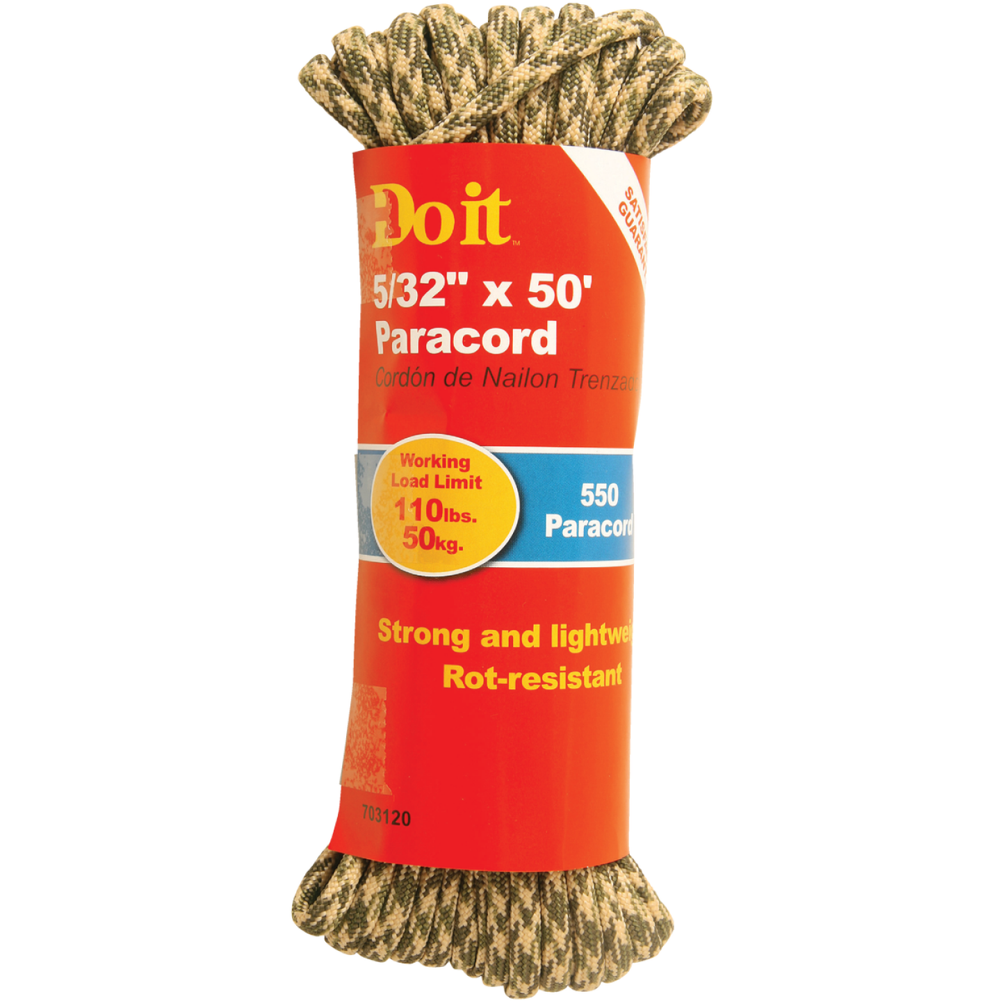 Do it Best 550 5/32 In. x 50 Ft. Camouflage Nylon Paracord Image 1