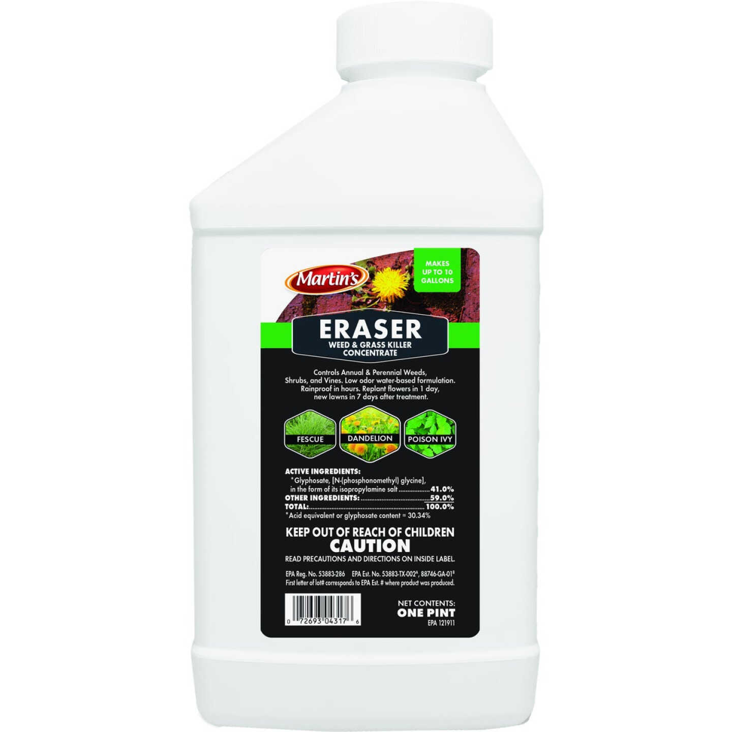 Martin's Eraser 1 Pt. Concentrate Weed & Grass Killer Image 1