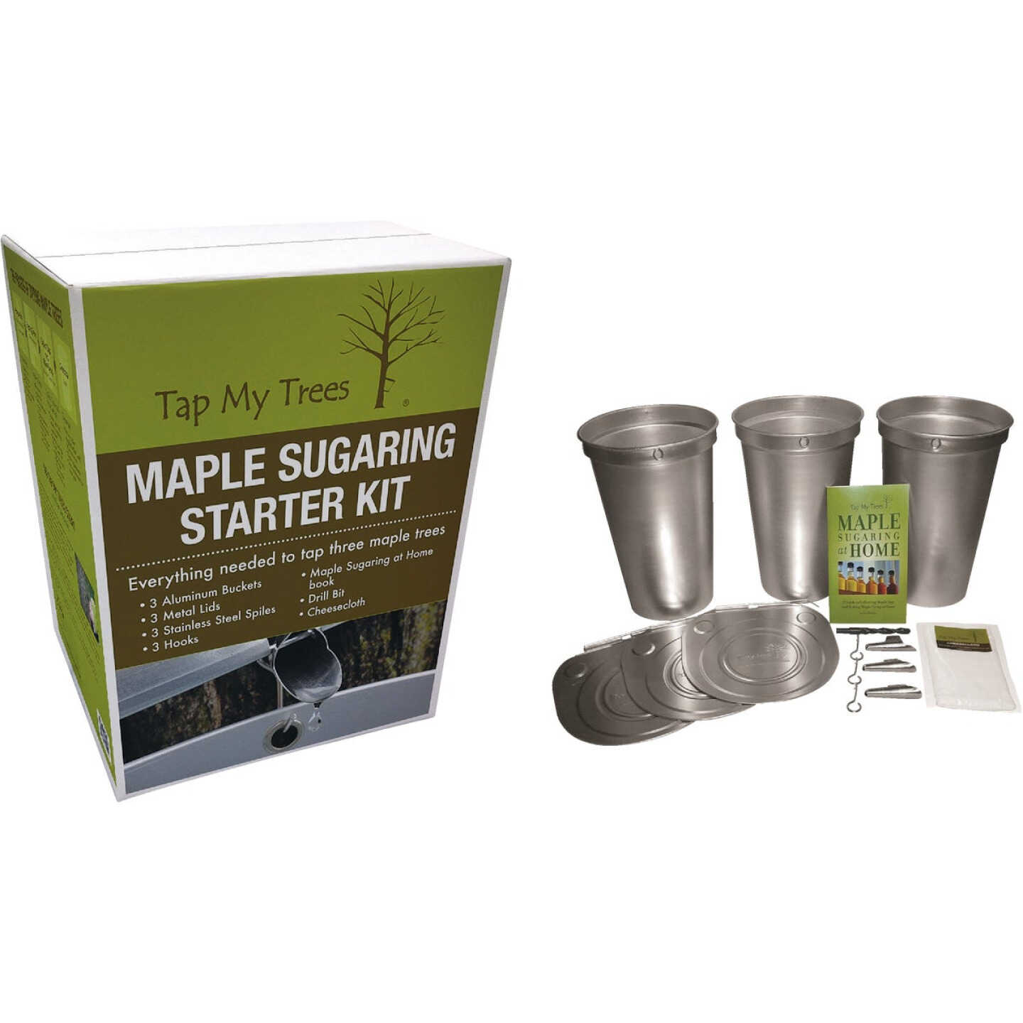 Tap My Trees Maple Sugaring Aluminum & Stainless Steel Starter Kit Image 1