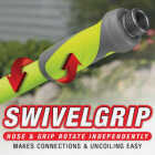 Flexzilla 5/8 In. Dia. x 50 Ft. L. Drinking Water Safe Garden Hose with SwivelGrip Connections Image 4