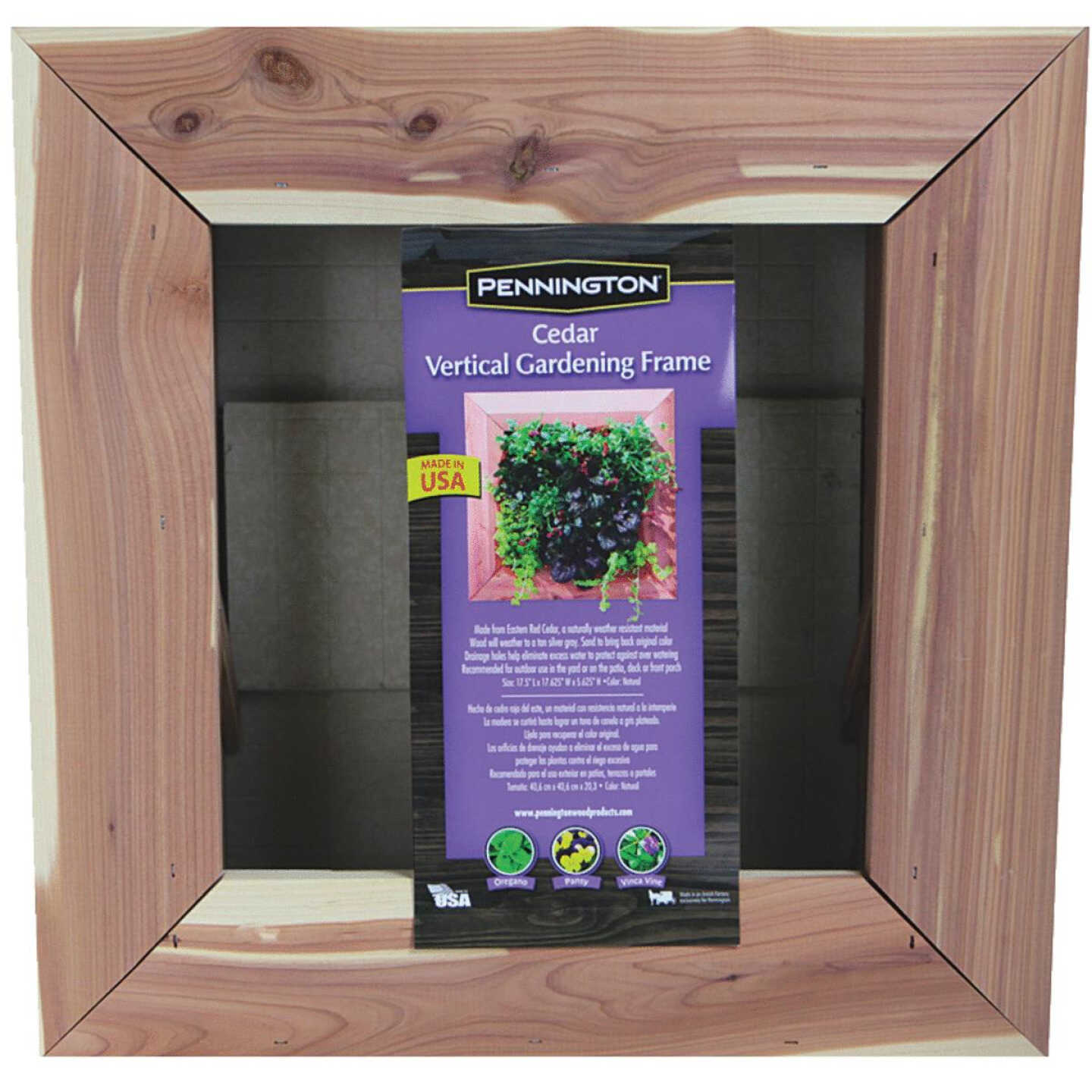 17.5" CEDAR WALL PLANTER Image 1