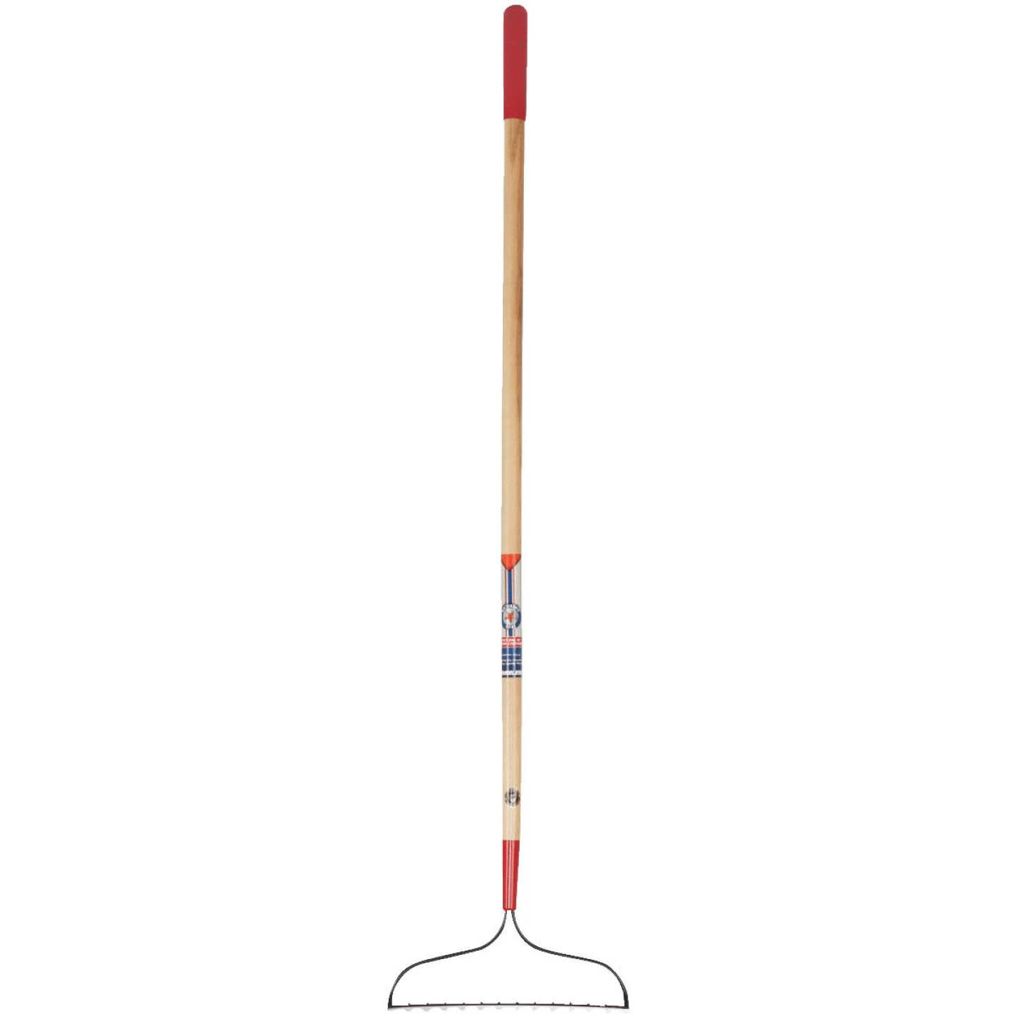 True American 51 In. Wood Handle 14-Tine Bow Garden Rake Image 2
