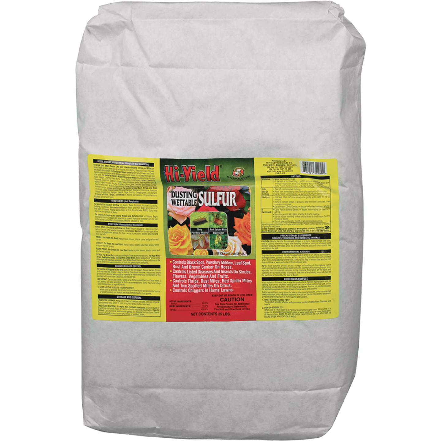 Hi-Yield 25 Lb. Powder Concentrate Wettable Sulphur Fungicide Image 1