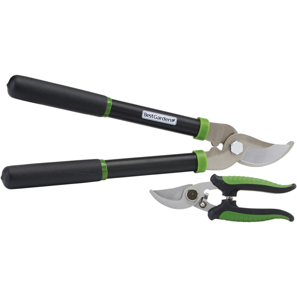 Best Garden 15 In. Bypass Lopper & 7 In. Bypass Pruner Combo Image 1