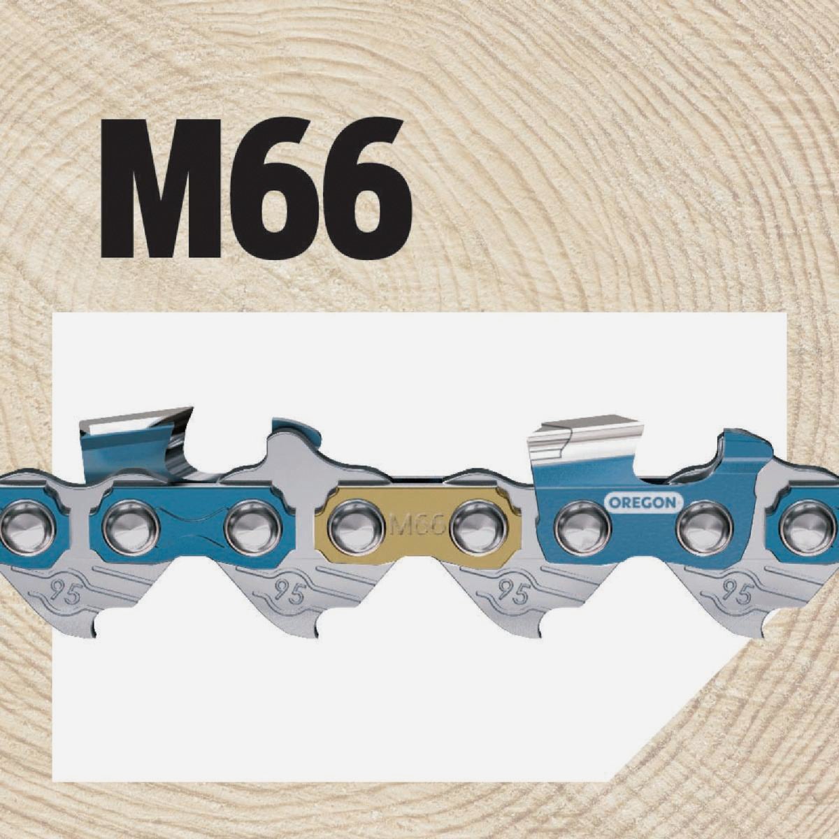 Oregon M66 SpeedCut Saw Chain for 16 in. Bar - 66 Drive Links - fits Echo, Husqvarna and Jonsered, Craftsman, Makita and others Image 4