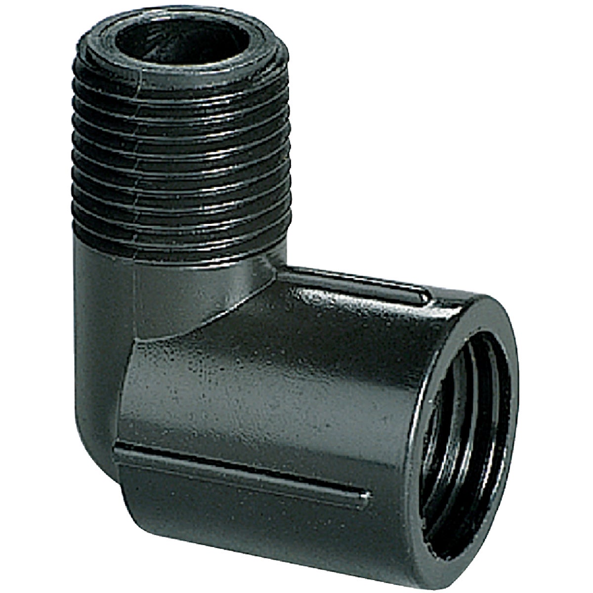 Orbit 3/4 In. MNPT x 3/4 In. FNPT Polyethylene Swing Joint Elbow Image 1