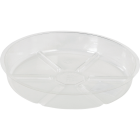 Best Garden 8 In. Clear Vinyl Flower Pot Saucer Image 1