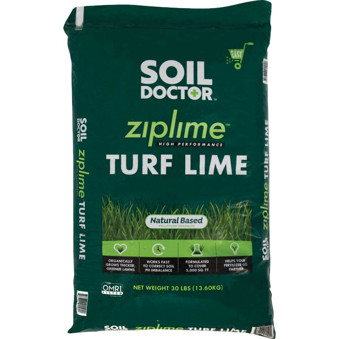 Soil Doctor Ziplime 30 Lb. Pelletized Turf Lime Image 1