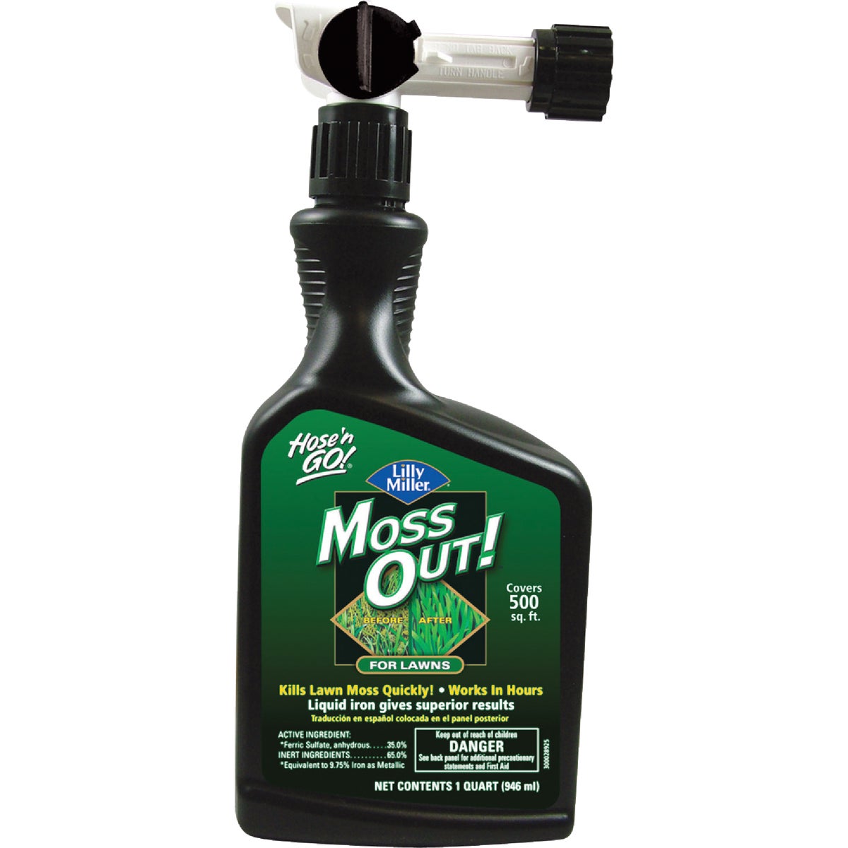 Lilly Miller MOSS OUT! 1 Qt. Ready To Spray Moss & Algae Killer Image 1