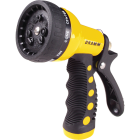 Dramm Heavy-Duty Metal 9-Pattern Nozzle, Yellow Image 1