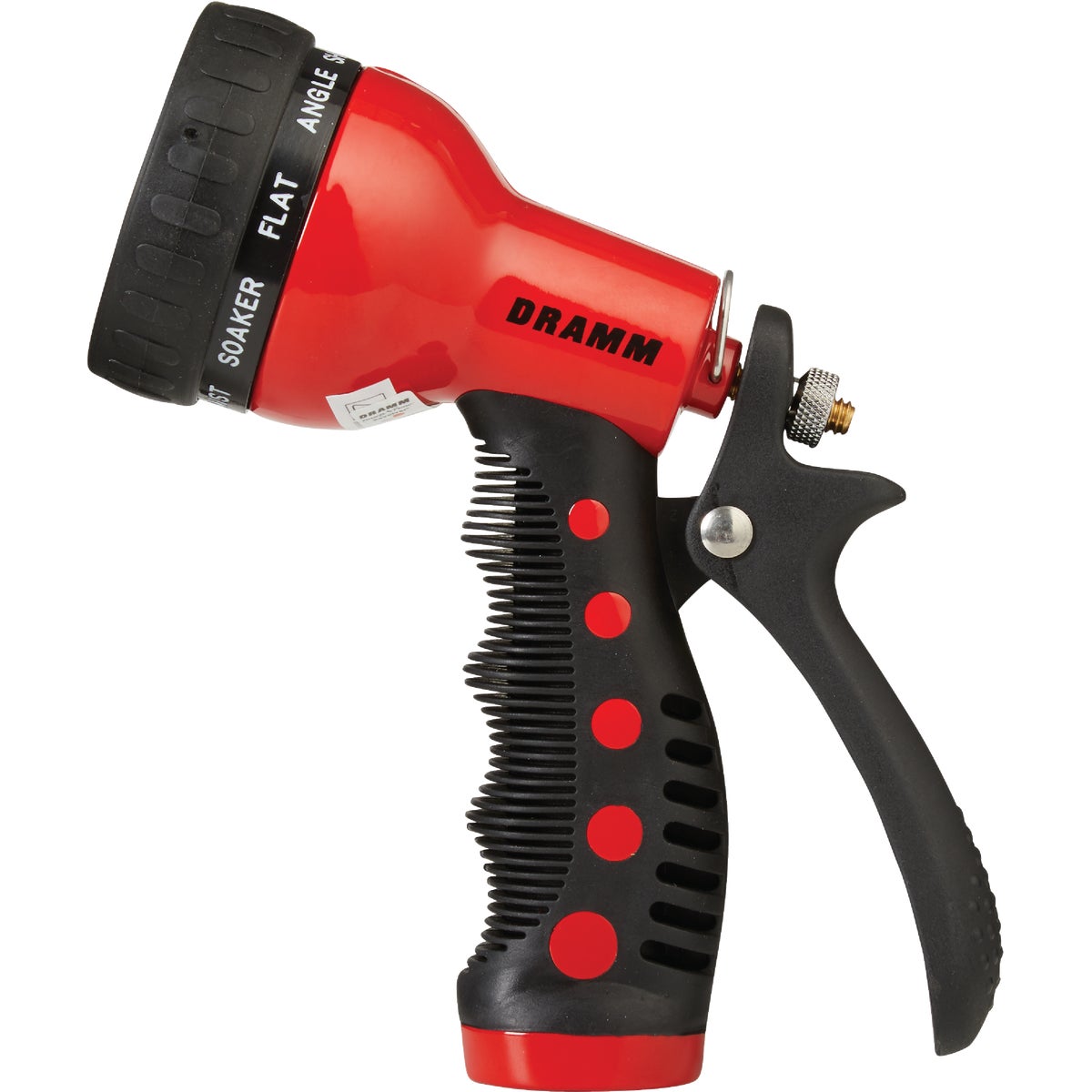 Dramm Heavy-Duty Metal 9-Pattern Nozzle, Red Image 2