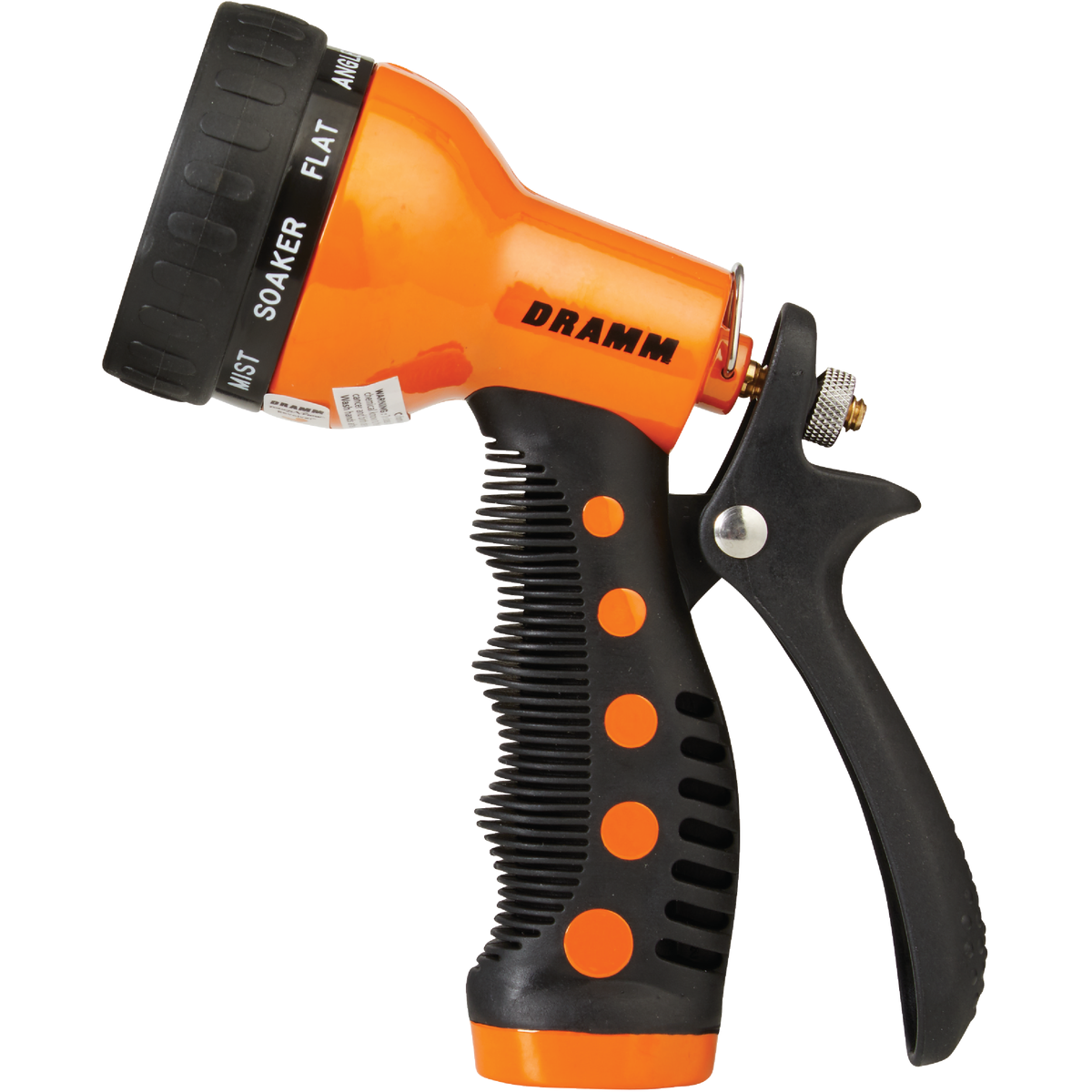 Dramm Heavy-Duty Metal 9-Pattern Nozzle, Orange Image 2