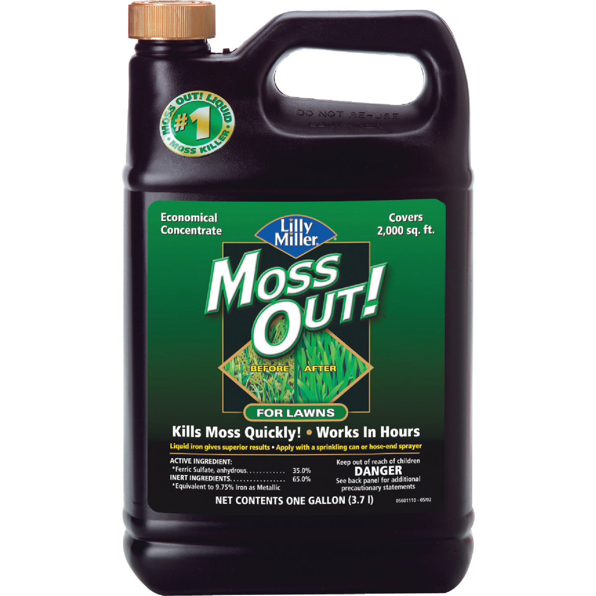 Lilly Miller MOSS OUT! 1 Gal. Concentrate Moss & Algae Killer