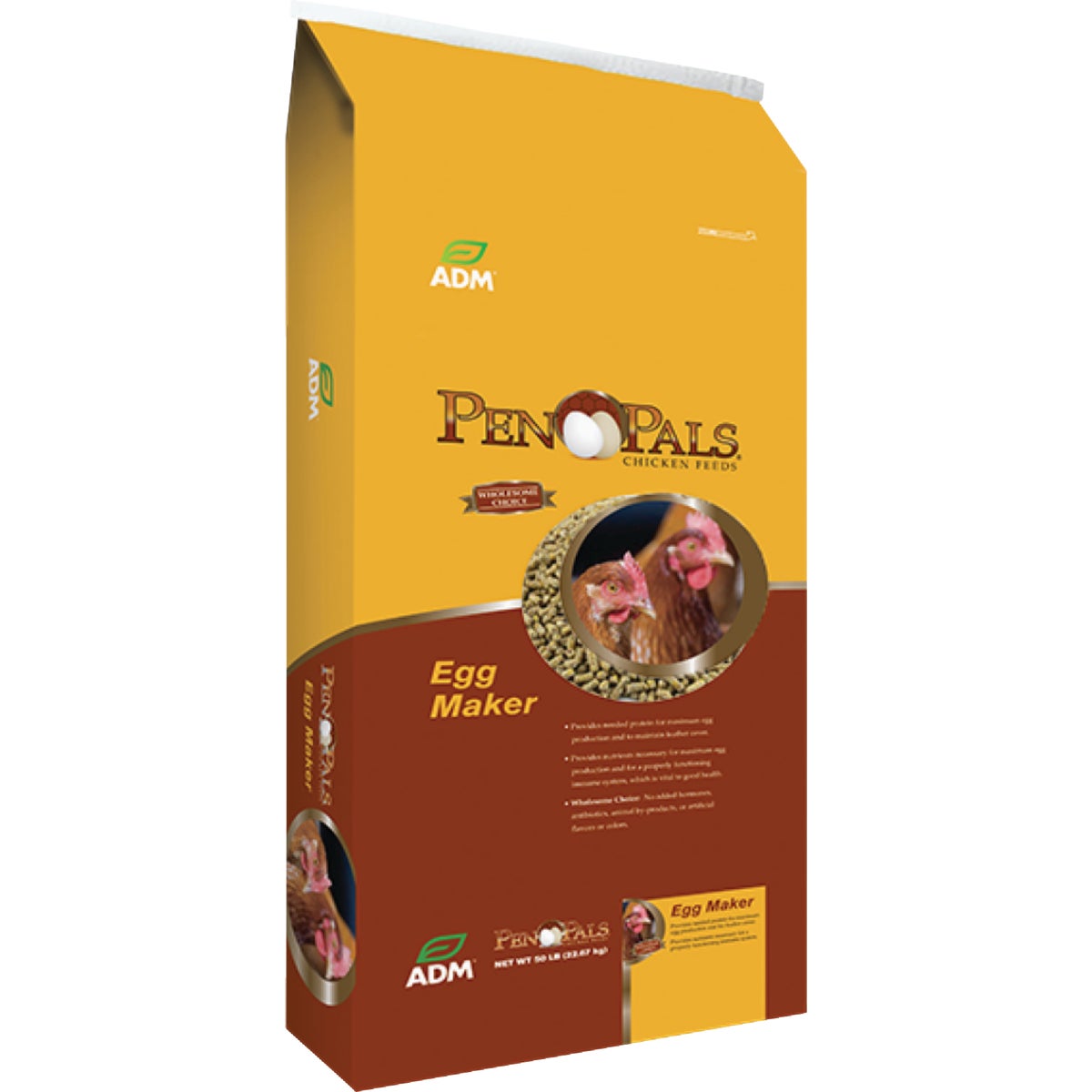 ADM Pen Pals 50 Lb. Egg Maker Chicken Feed Pellets