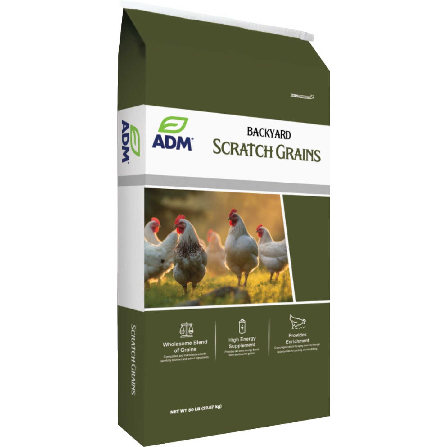 ADM Pen Pals 50 Lb. Scratch Grain Chicken Feed Image 1