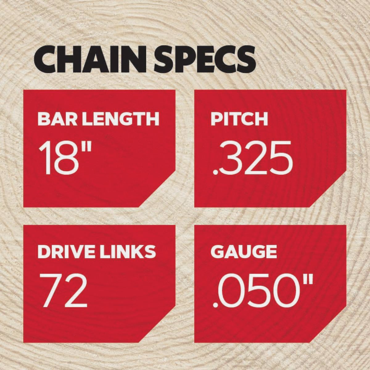 Oregon M72 SpeedCut Chainsaw Chain for 18-Inch Bar -72 Drive Links  fits Husqvarna, Dolmar, Jonsered and more Image 5