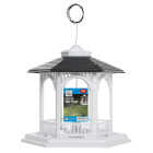 Cherry Valley White Plastic 10 Lb. Capacity Gazebo Bird Feeder Image 3