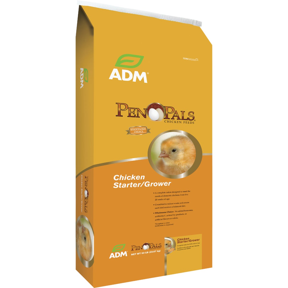 ADM Pen Pals 25 Lb. Chicken Starter/Grower Chicken Feed