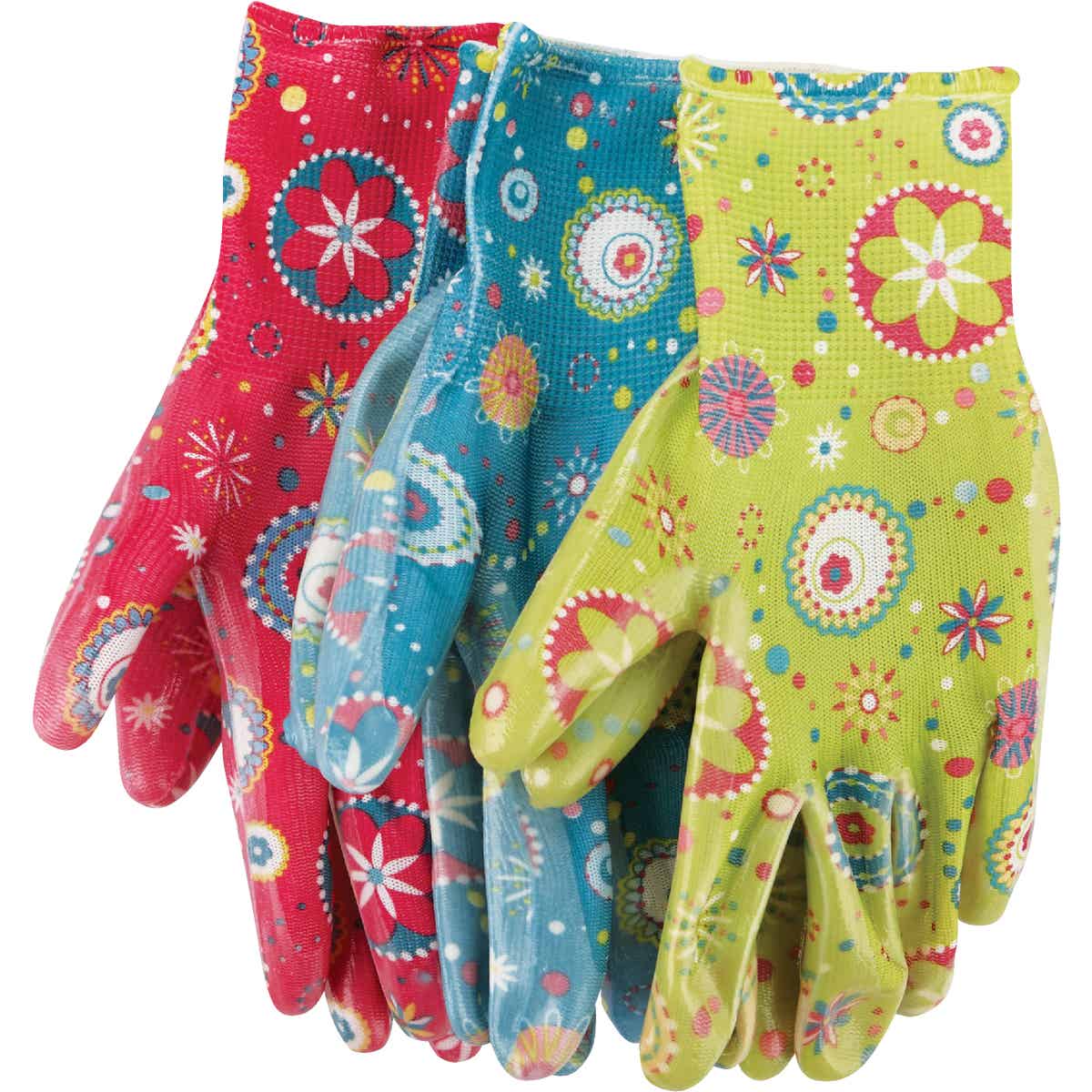 Best Garden Accent Women's 1 Size Fits All Nitrile Coated Garden Glove Image 5