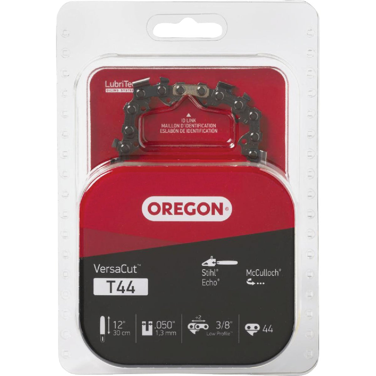 Oregon T44 VersaCut Saw Chain for 12 in. Bar - 44 Drive Links - fits Echo, Stihl, McCulloch, Remington, Poulan and more Image 1