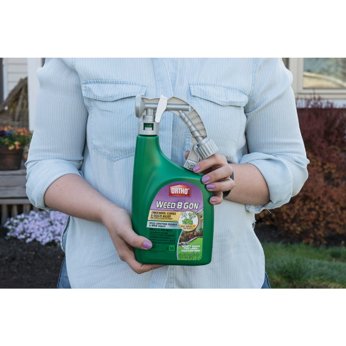 Ortho 32 Oz. Ready To Spray Chickweed, Clover and Oxalis Killer for Lawns Image 2
