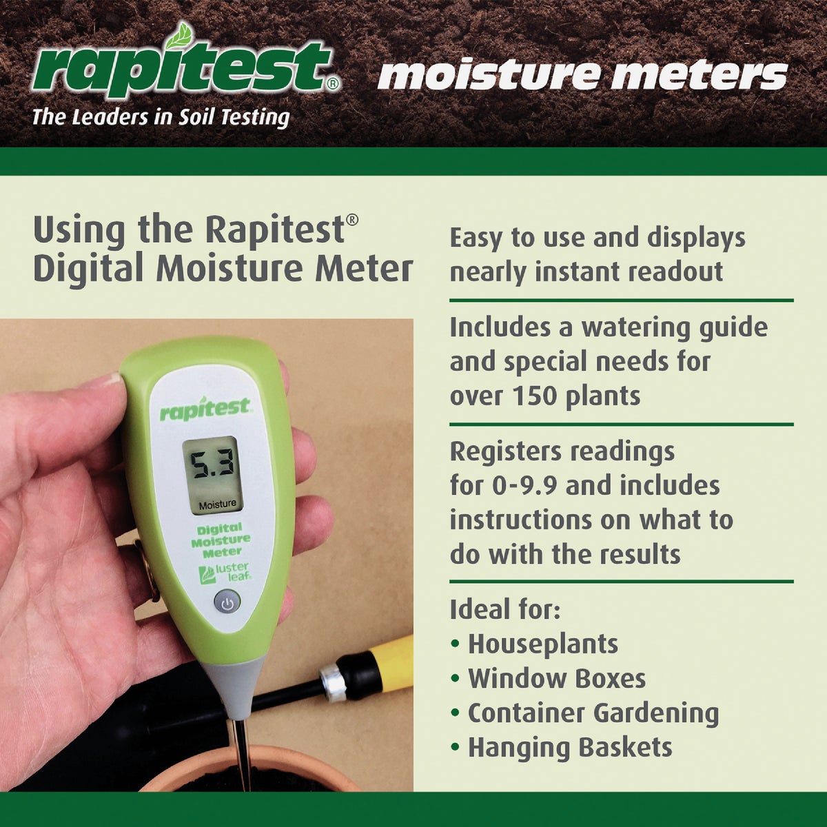 Rapitest Digital Moisture Meter Image 6