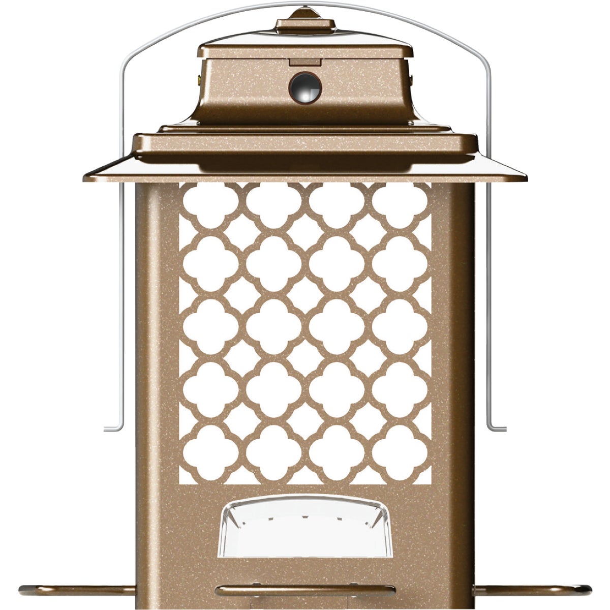 Stokes Select SureFill Bronze Metal 3.6 Lb. Capacity Hopper Bird Feeder Image 1