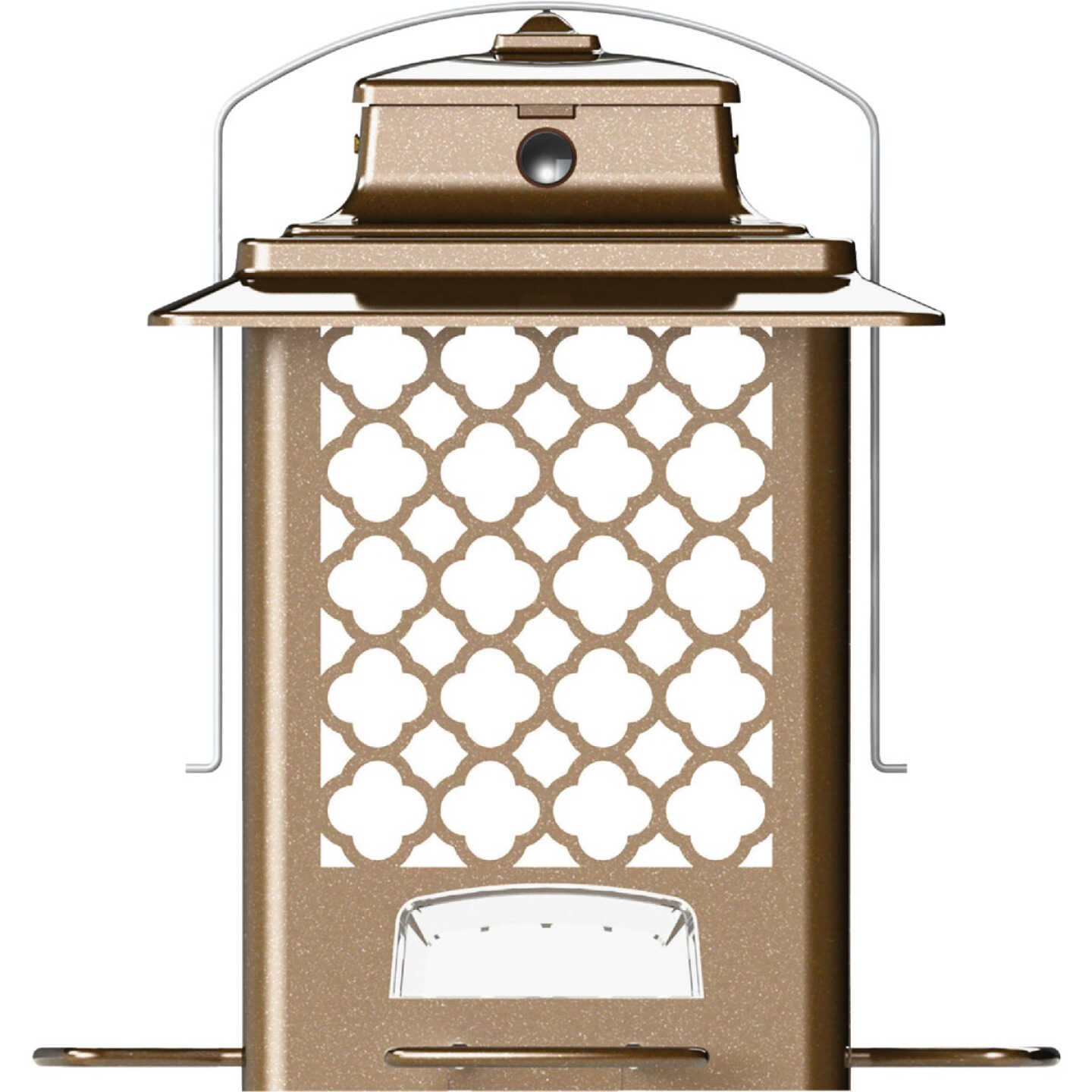 Stokes Select SureFill Bronze Metal 3.6 Lb. Capacity Hopper Bird Feeder Image 1