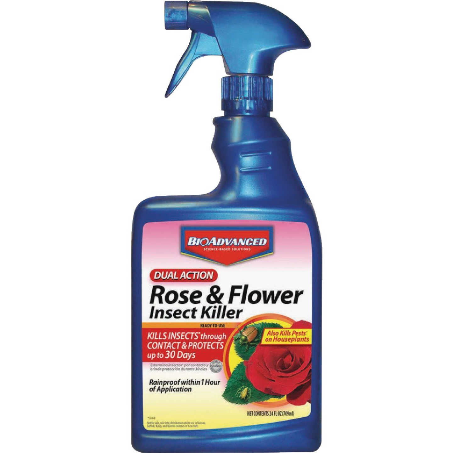 BioAdvanced Dual Action 24 Oz. Ready To Use Trigger Spray Rose and Flower Insect Killer Image 1