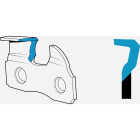 Oregon R44 AdvanceCut Chainsaw Chain for 12 In. Bar - 44 Drive Links - Fits Stihl & Echo Models Image 3