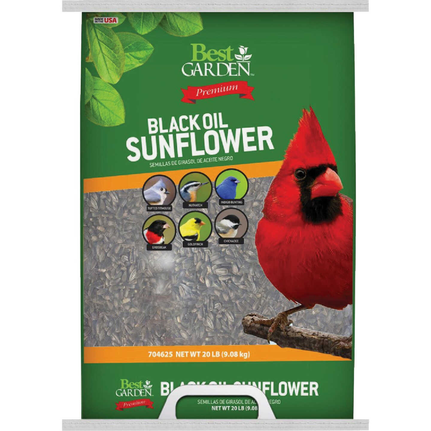 Best Garden 20 Lb. Black Oil Sunflower Wild Bird Seed Image 1