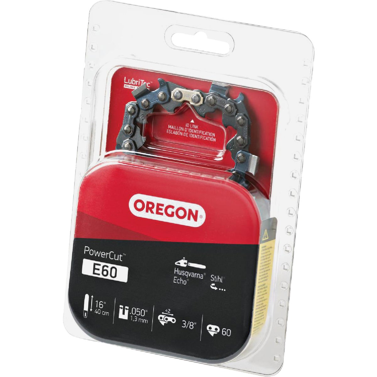Oregon E60 PowerCut Saw Chain for 16in. Bar - 60 Drive Links - fits Husqvarna, Echo, Stihl, Poulan, Craftsman and others Image 5