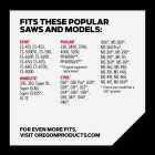 Oregon E66 PowerCut Saw Chain for 18in. Bar - 66 Drive Links - fits Stihl, Echo Poulan, Homelite, McCulloch and others Image 6