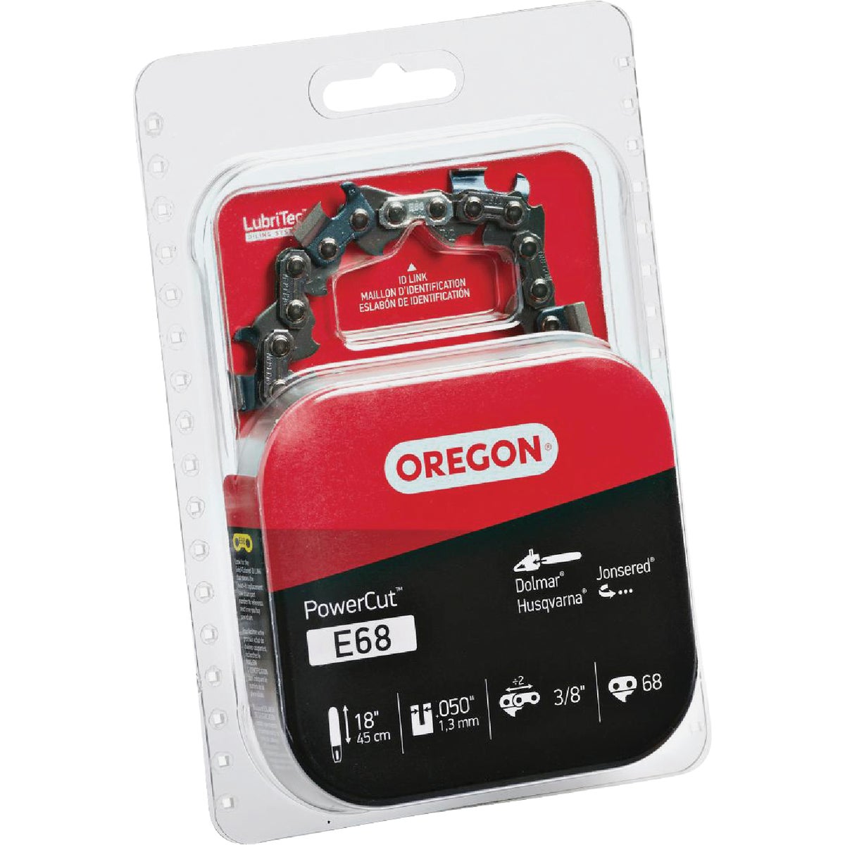 Oregon E68 PowerCut Saw Chain for 18in. Bar - 68 Drive Links - fits Husqvarna, Jonsered, Poulan, Efco, Makita and others Image 7