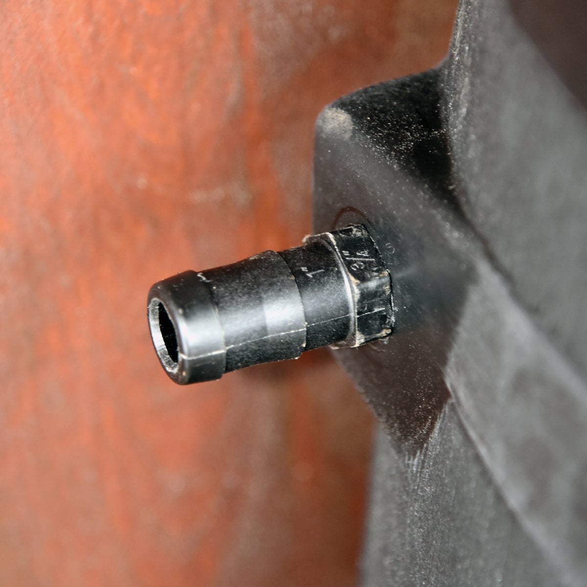 RTS Home Accents ECO 50 Gal. Black Recycled Polyethylene Rain Barrel Image 4