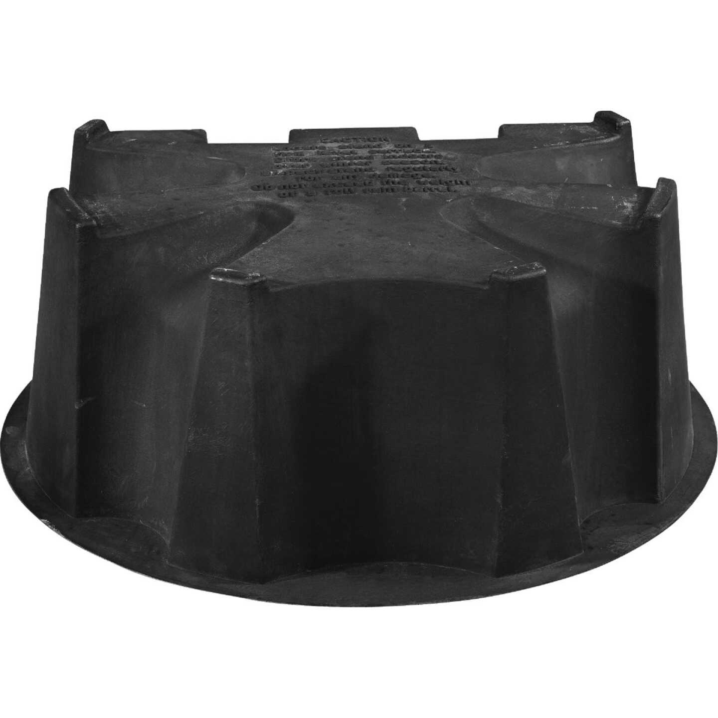 RTS Home Accents Black 10.1 In. H. x 27 In. L. x 20.6 In. D. Recycled Polyethylene Rain Barrel Stand Image 1