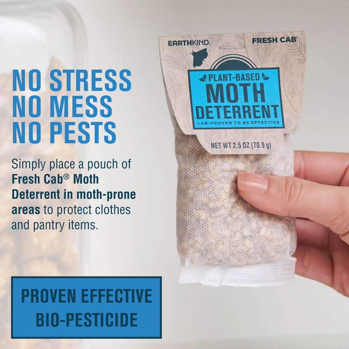 EarthKindFresh Cab 30 to 60-Day Natural Moth Repellent Refill Pouch (2-Pack) Image 4
