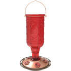 More Birds Jewel 20 Oz. Red Glass Hummingbird Feeder Image 1