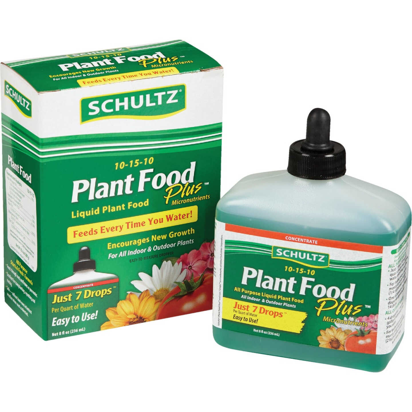 Schultz 8 Oz. Concentrate 10-15-10 Liquid Plant Food Plus Image 1
