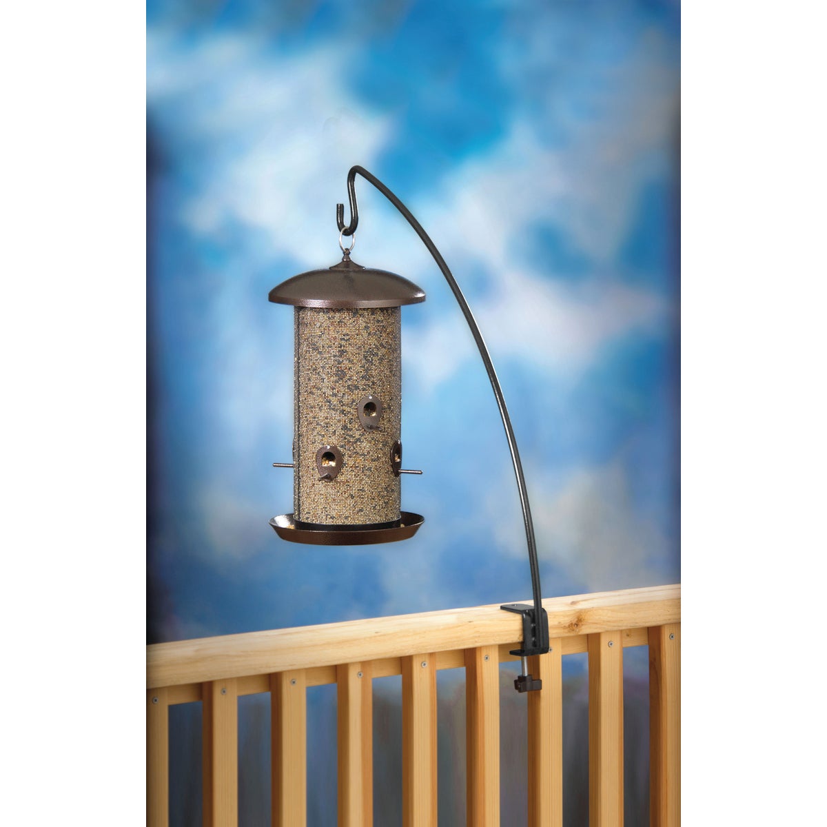 Stokes Select 33 In. Black Deck Clamp Bird Feeder Hook Image 2