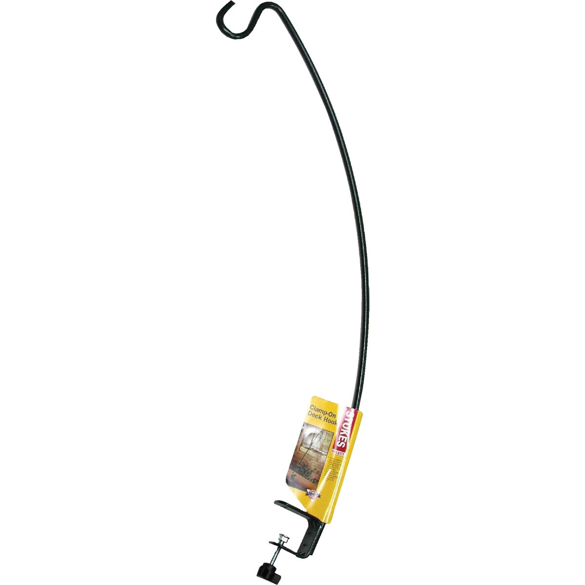 Stokes Select 33 In. Black Deck Clamp Bird Feeder Hook Image 3