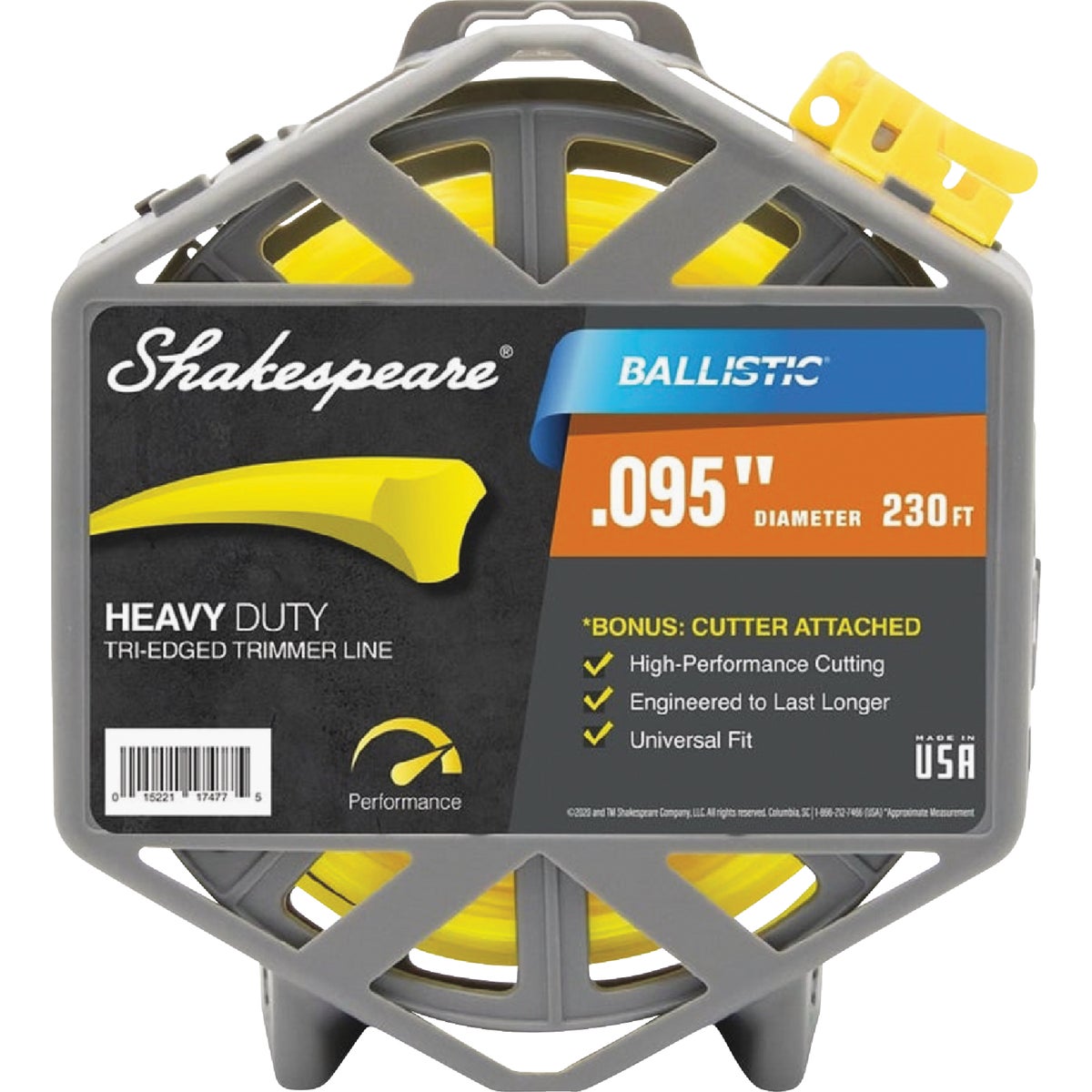 Shakespeare Ballistic 0.095 In.x 230 Ft. Universal Trimmer Line
