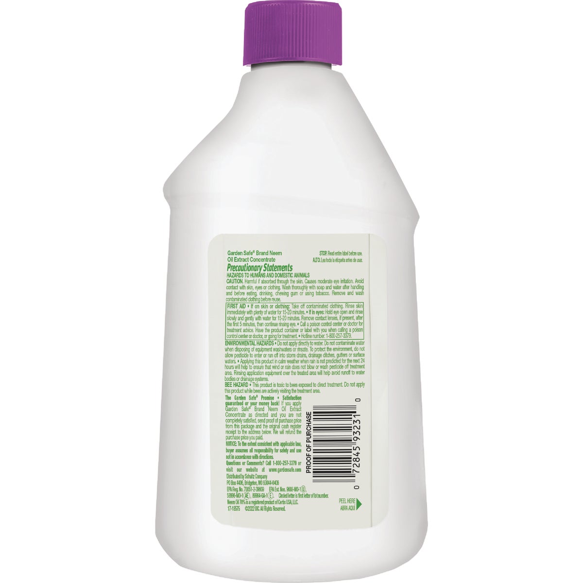 Garden Safe 10 Oz. Liquid Concentrate Neem Oil Extract Fungicide Image 3