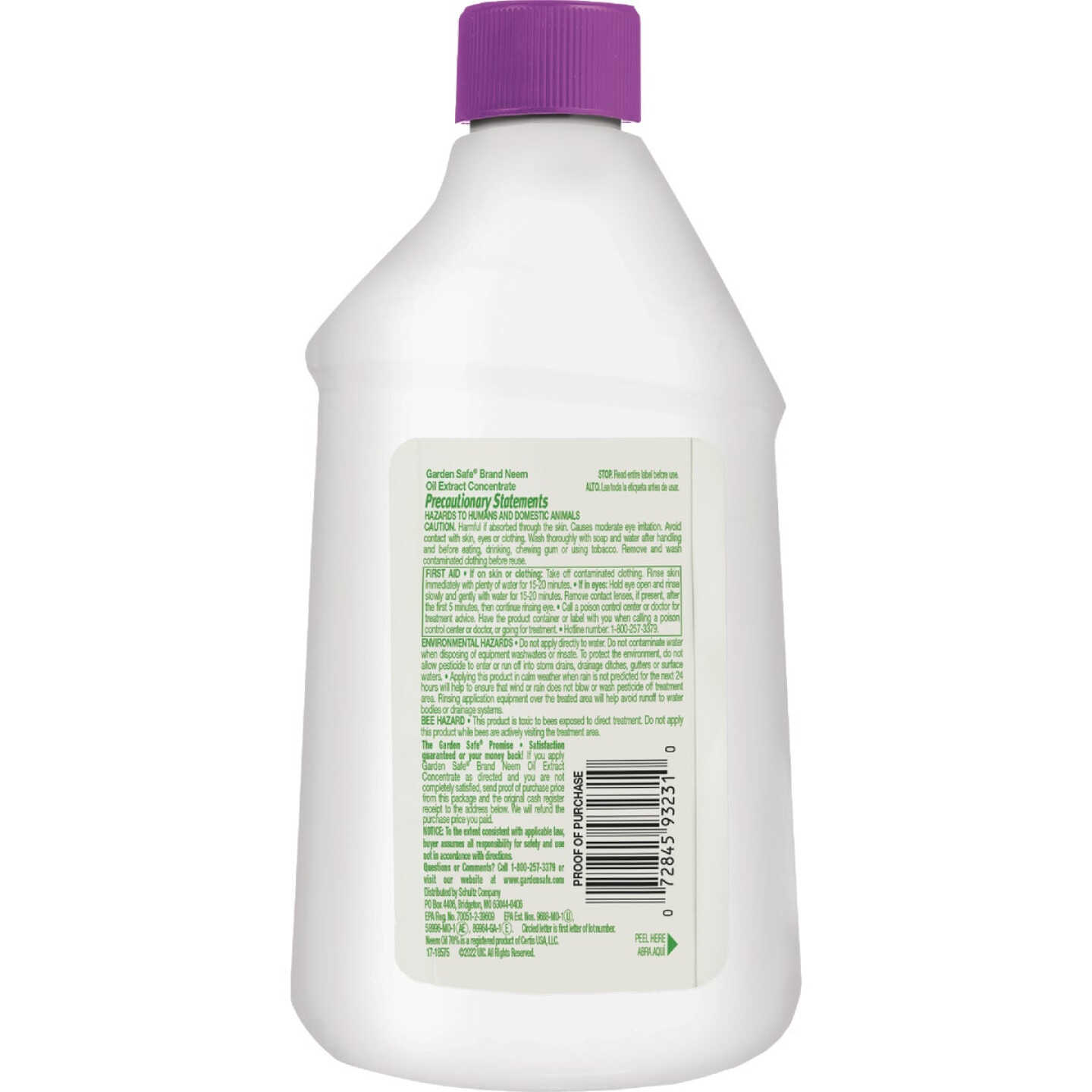 Garden Safe 10 Oz. Liquid Concentrate Neem Oil Extract Fungicide Image 3