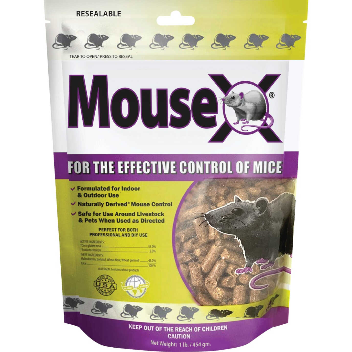 MouseX Pellet Mouse Killer, 1 Lb. Image 1