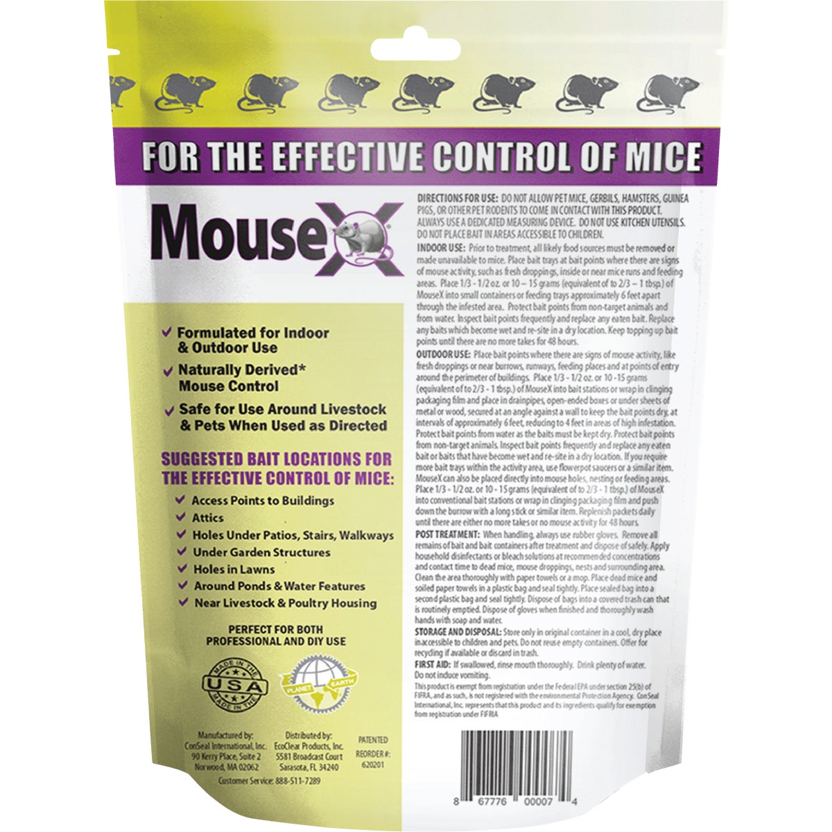MouseX Pellet Mouse Killer, 1 Lb. Image 6